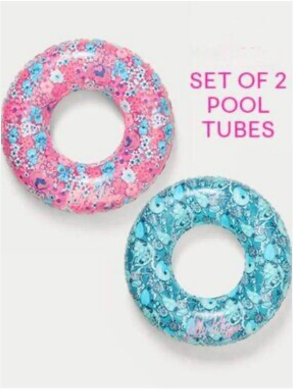 NWT Lilly Pulitzer set of 2 Inflatable Pool Floaties